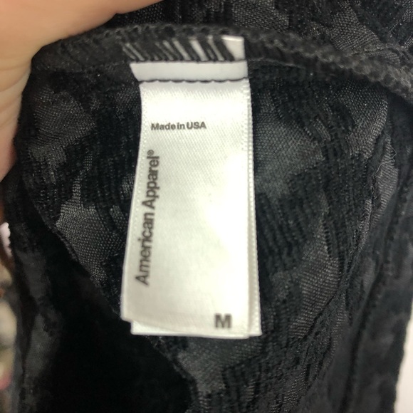 AMERICAN APPAREL Textured Houndstooth Dress - Picture 8 of 8